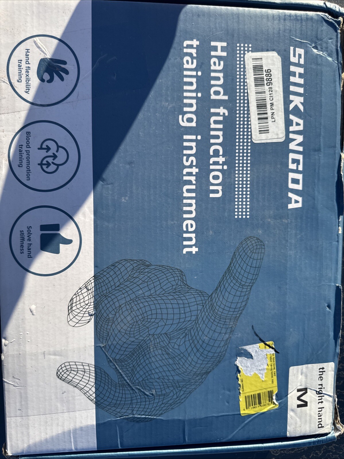 Hand Rehabilitation Robot Gloves for Finger Hemiplegia Recovery Trainer Right M