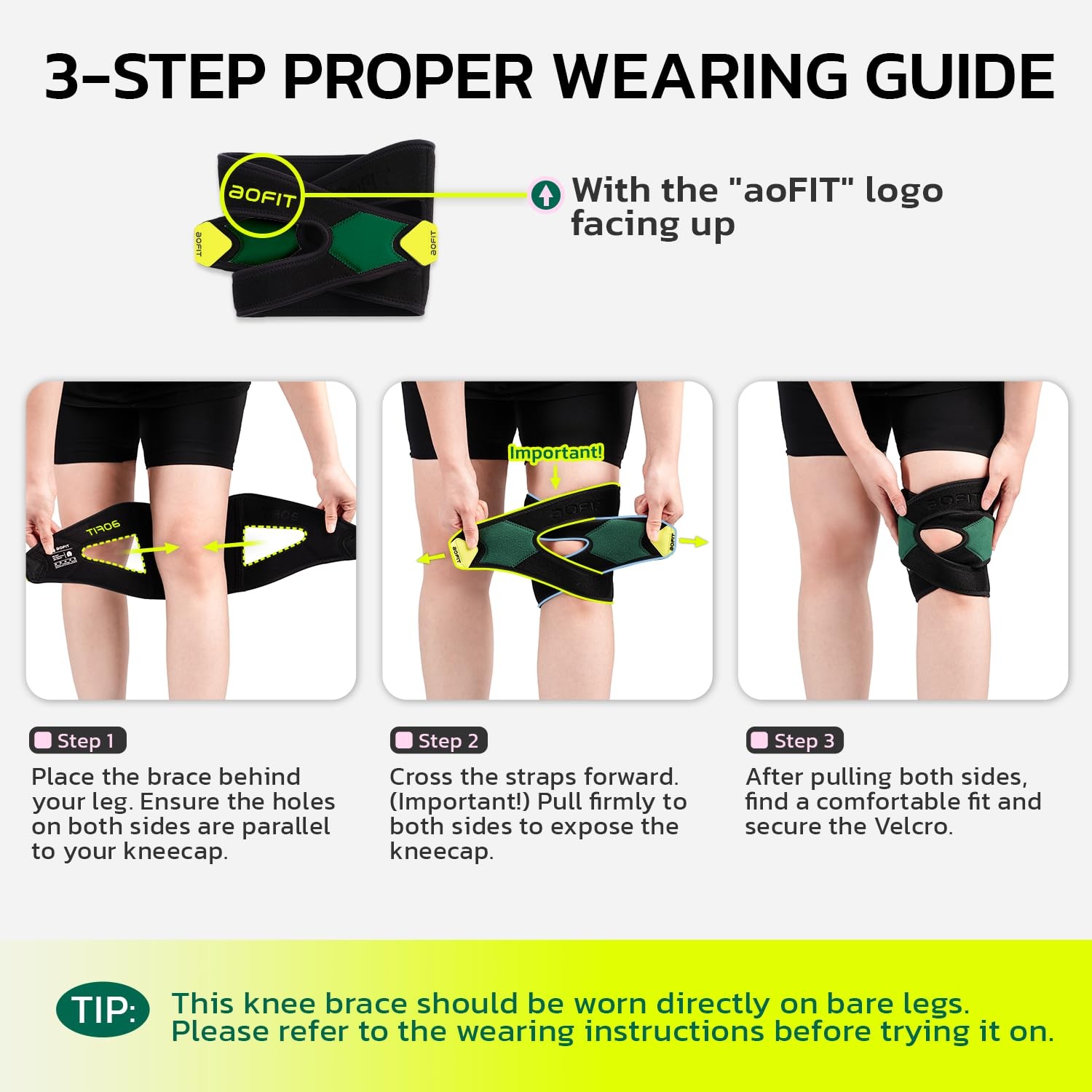 Knee Brace for Men Women Knee Pain Meniscus Tear Arthritis Patella Dislocatio…