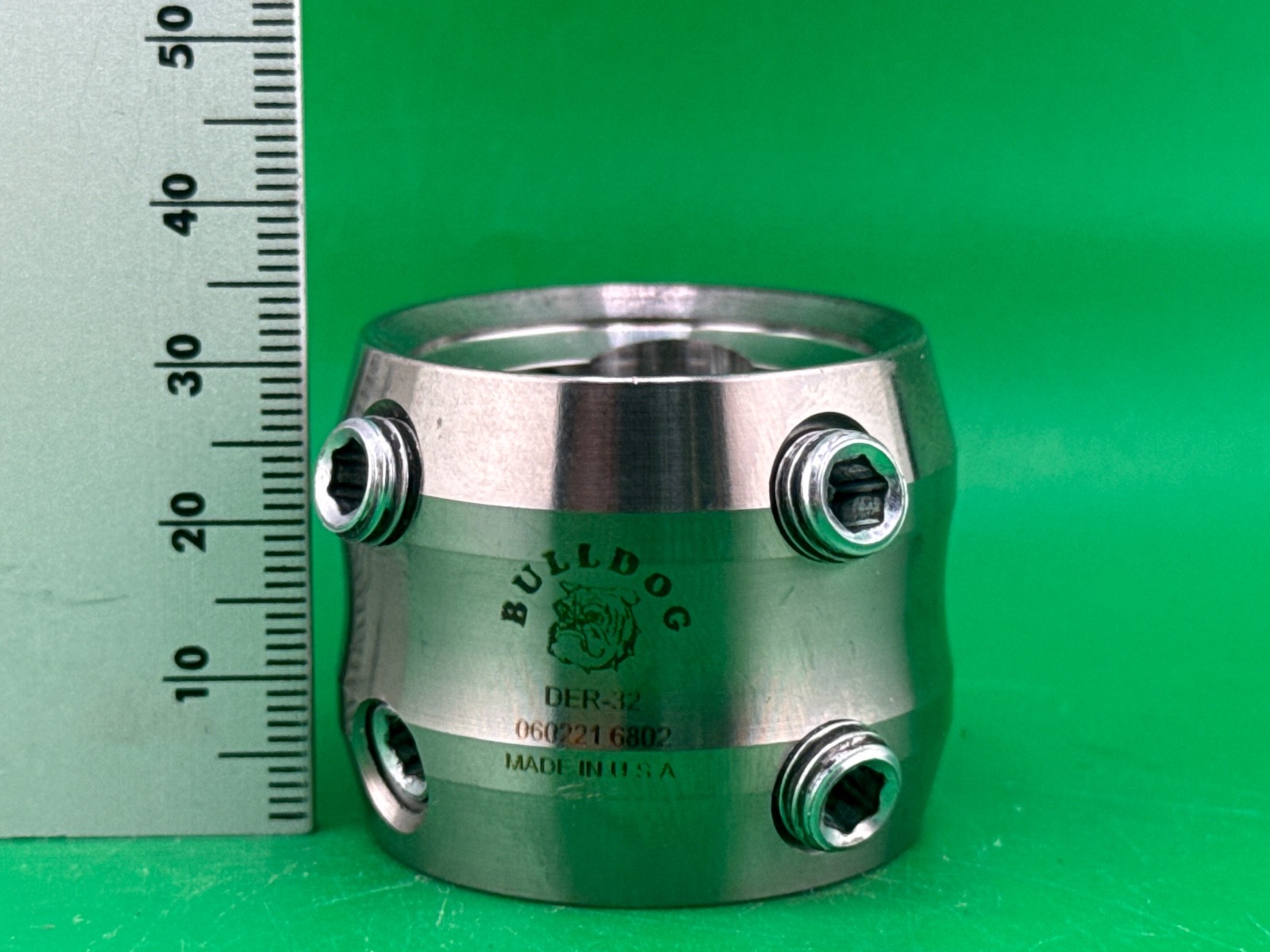 bulldog double end receiver prosthetic part component. Der-32
