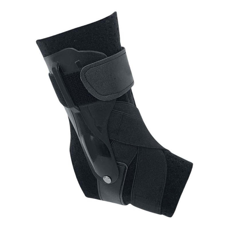 Ankle Brace with Side Stabilizers Adjustable Ankle Support for Sports Injuries