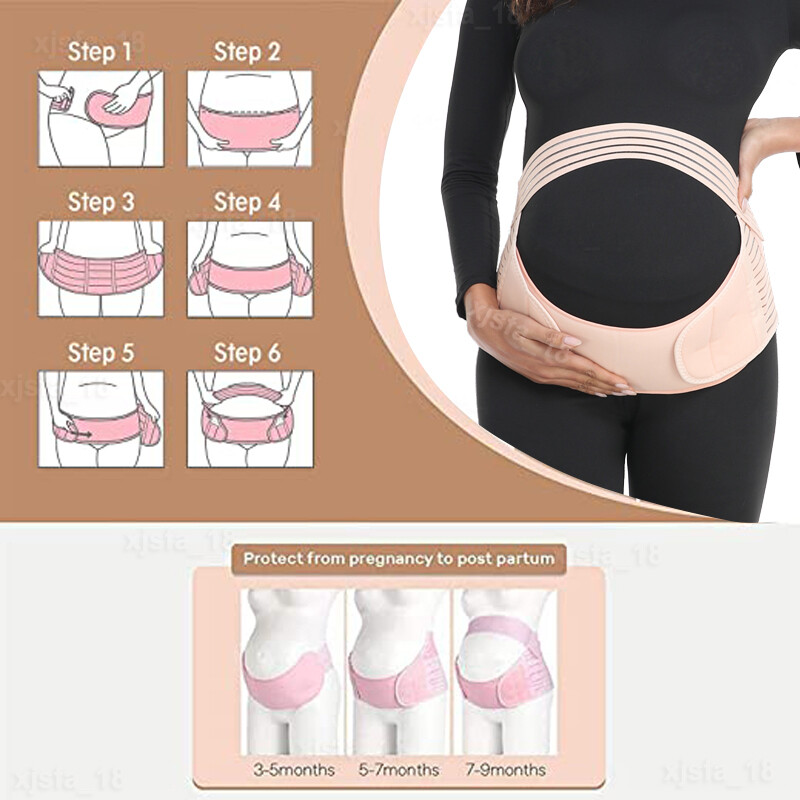 PREGNANCY MATERNITY BELT LUMBAR BACK SUPPORT BAND WAIST BELLY BUMP BRACE STRAP