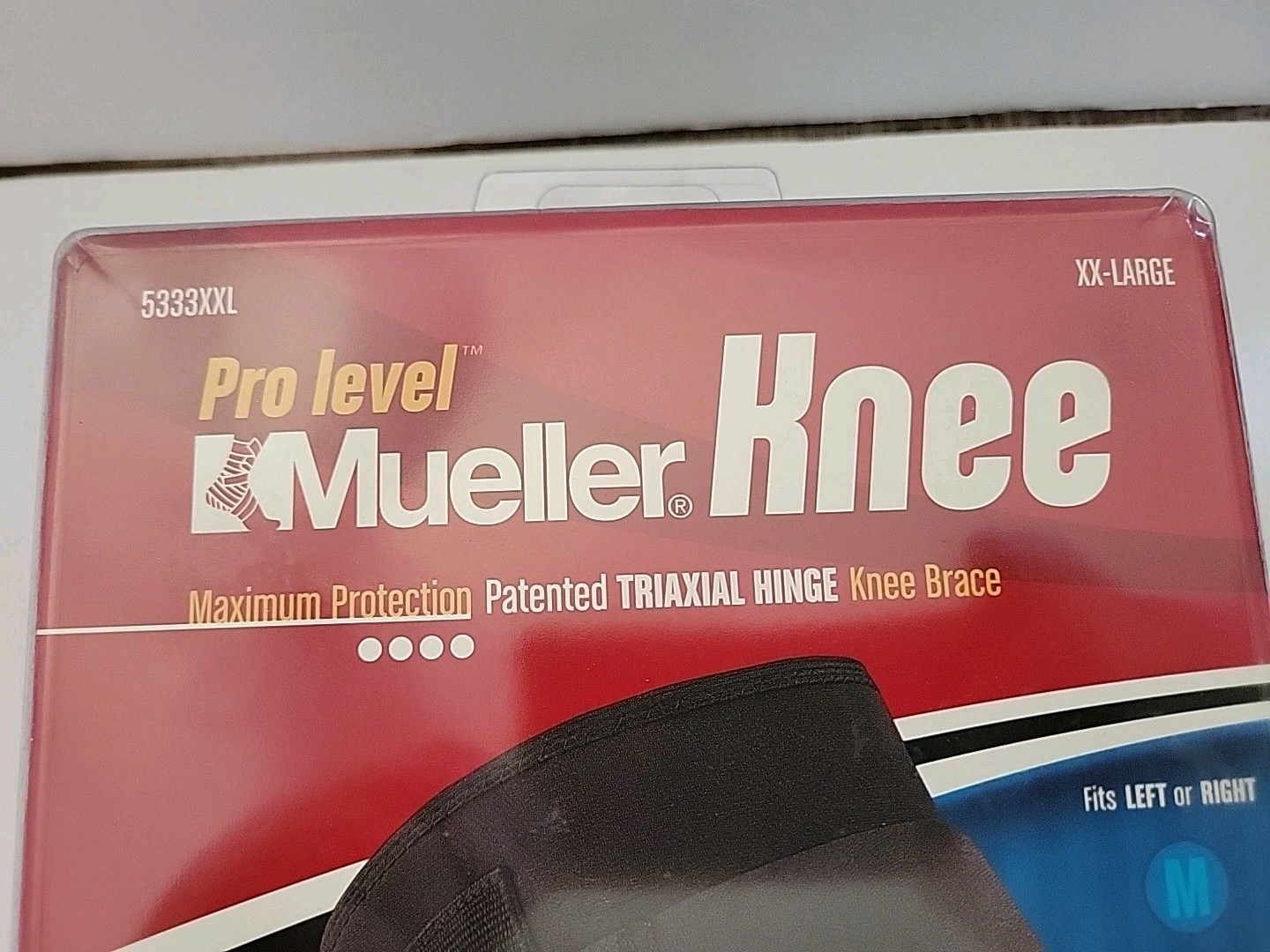 MUELLER SPORT CARE 1-PRO LEVEL HINGED KNEE BRACE XXL NEW ON SALE!