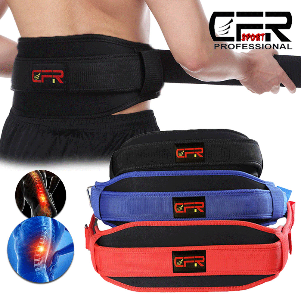 Adjustable Lumbar Support Lower Waist Back Belt Brace Gym Pain Relief Men Women