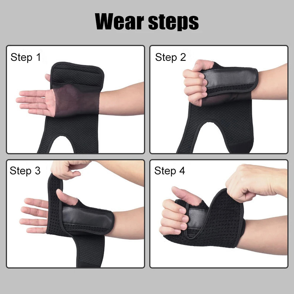 Adjustable Wrist Brace Tunnel Support Splint Hand Compression Night Wrap 1 Pc