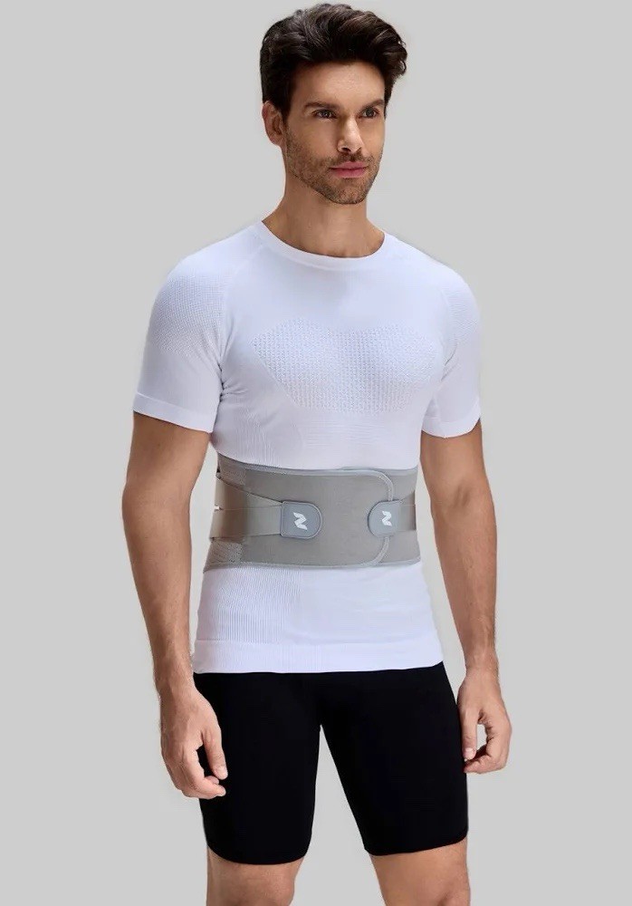 NEENCA Back Brace Pain Relief Bionic Support System UNISEX Gray Size 2XL