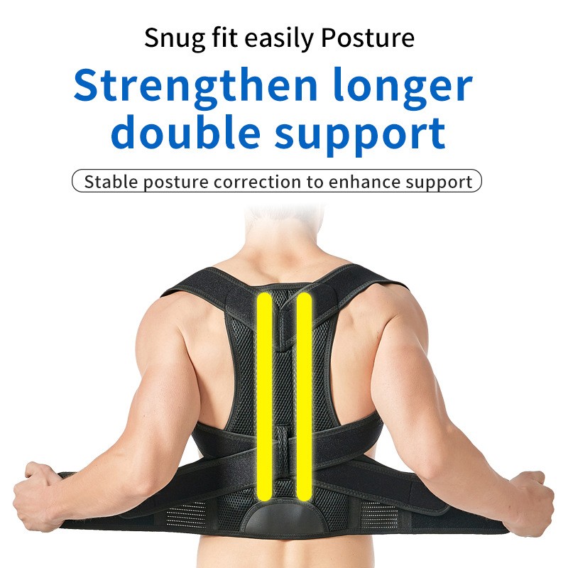 Back Posture Corrector Shoulder Straightener Brace Neck Spine Support Men Women