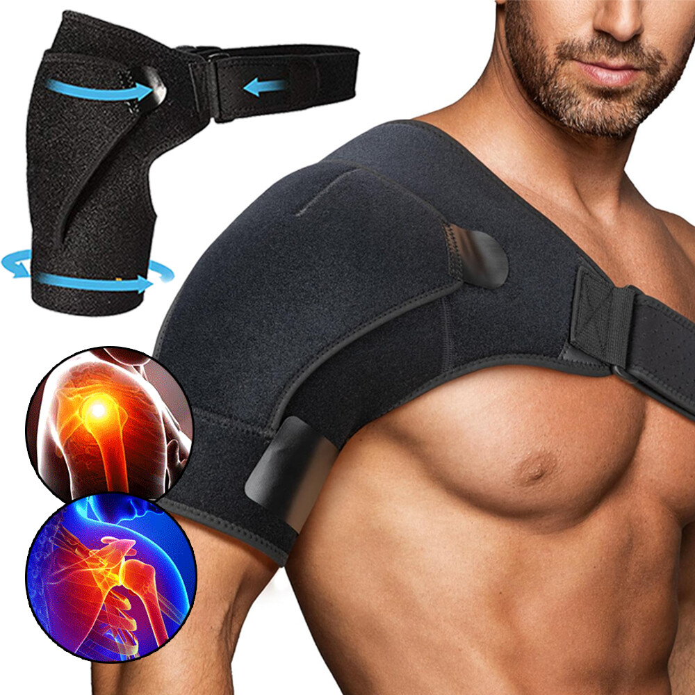 Shoulder Brace Torn Rotator Cuff Dislocated Support Compression Joint Right/Left