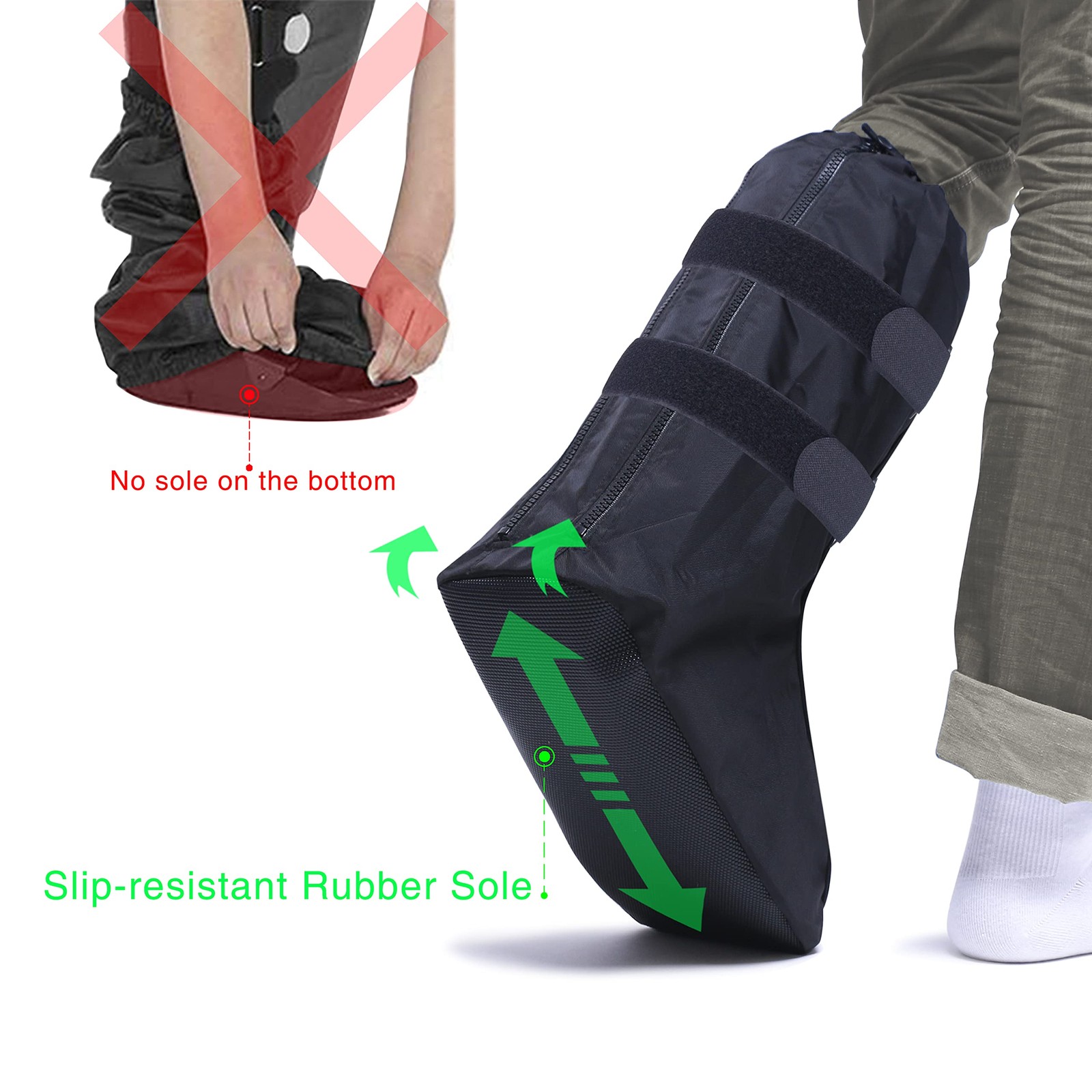 Walking Boot Cover Cast Fracture Orthopedic Brace Leg Foot Support with Sole …