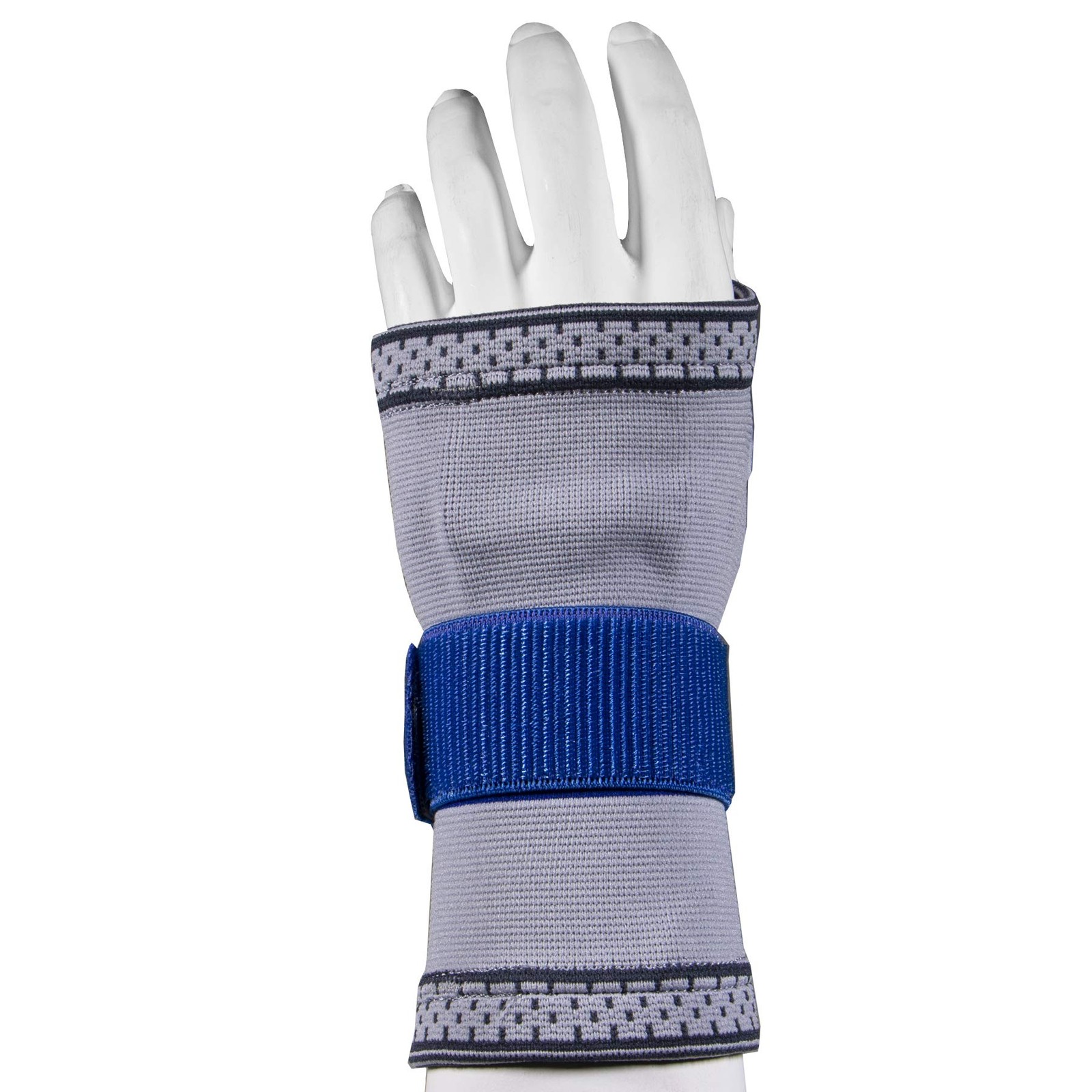 Champion Elastic Wrist Support Compression Sleeve with X-Large, Grey