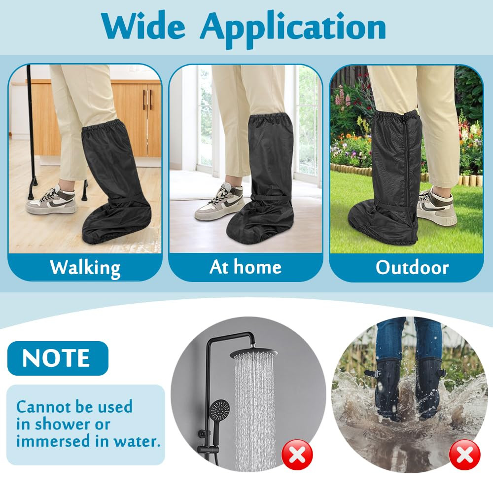 Walking Boot Cover, Orthopedic Boot for Broken Foot Injuries Cast Cover, Tall Me