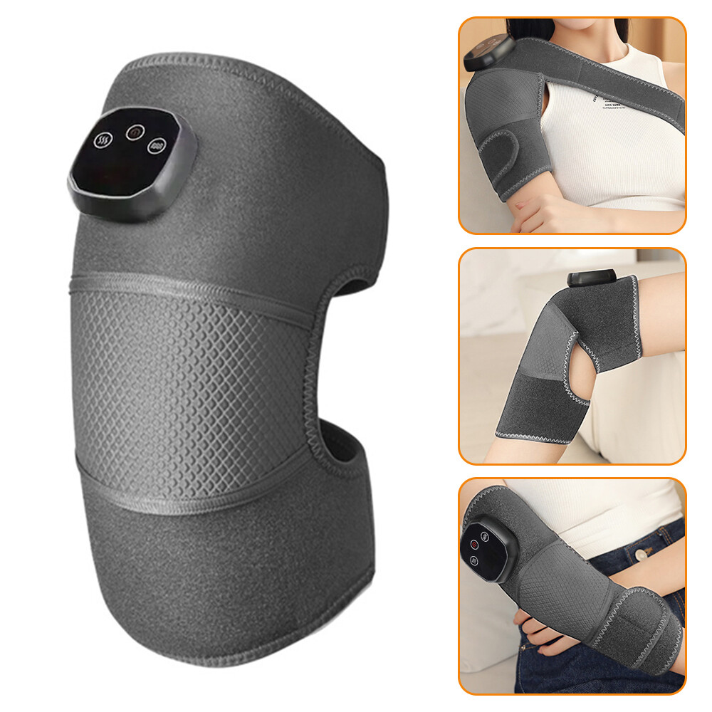 Electric Heated Joint Shoulder Wrap Brace Support Vibration Heating Massage Pad