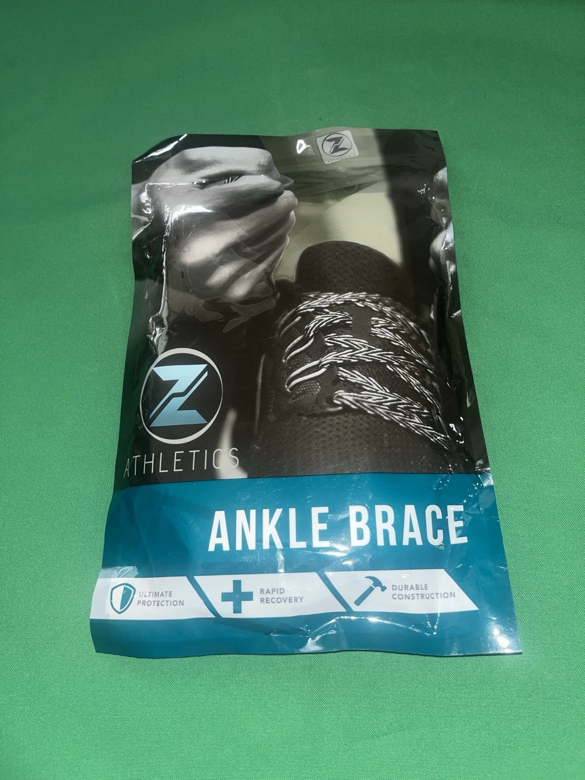 Brand new Z Athletics Lace up Ankle Brace size L Olive Green.