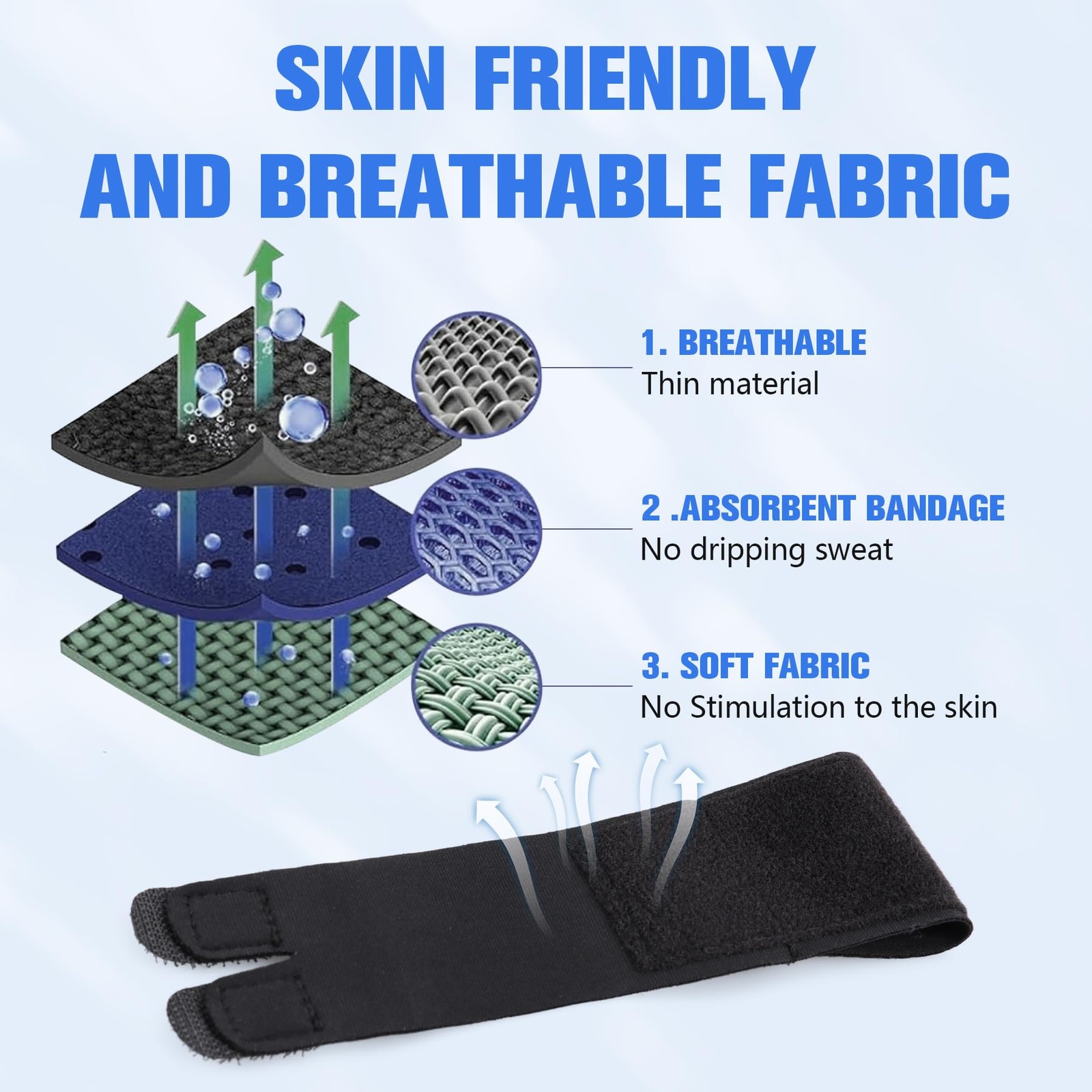 Cozyhealth Two Finger Splint(No Metal Support), Neoprene One Size