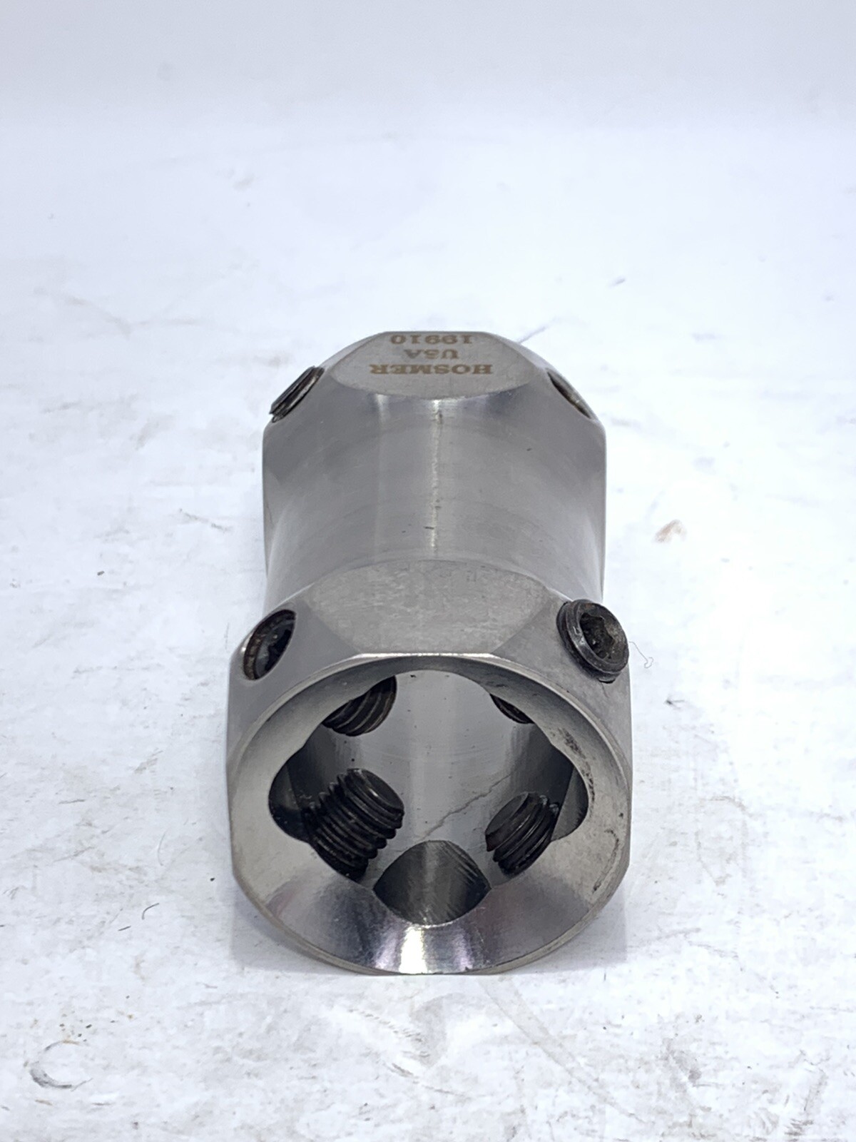Hosmer prosthetic double end receiver adapter component part.