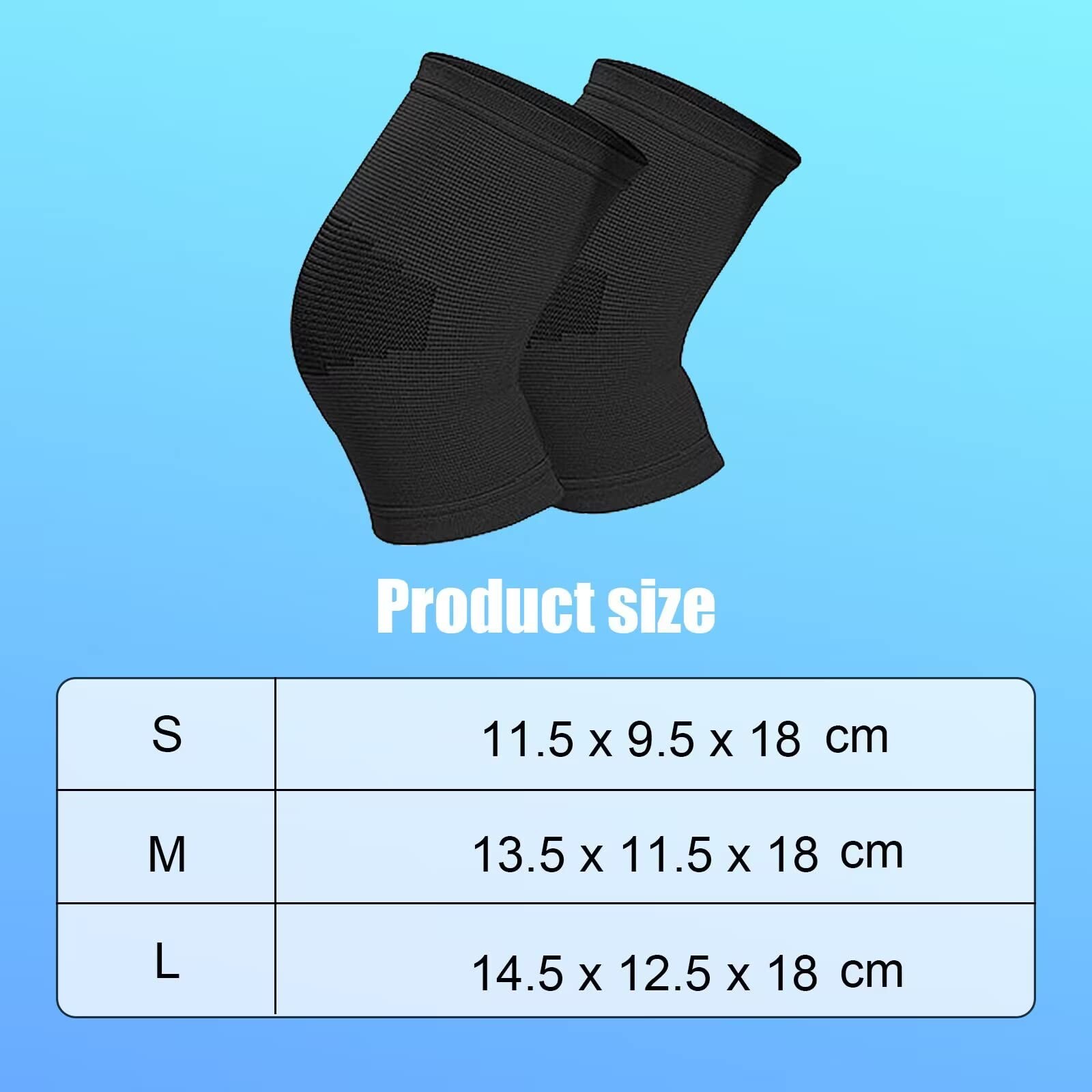 HGRTYXS 2 Pairs Kids Knee Pads Braces,Children Compression Large