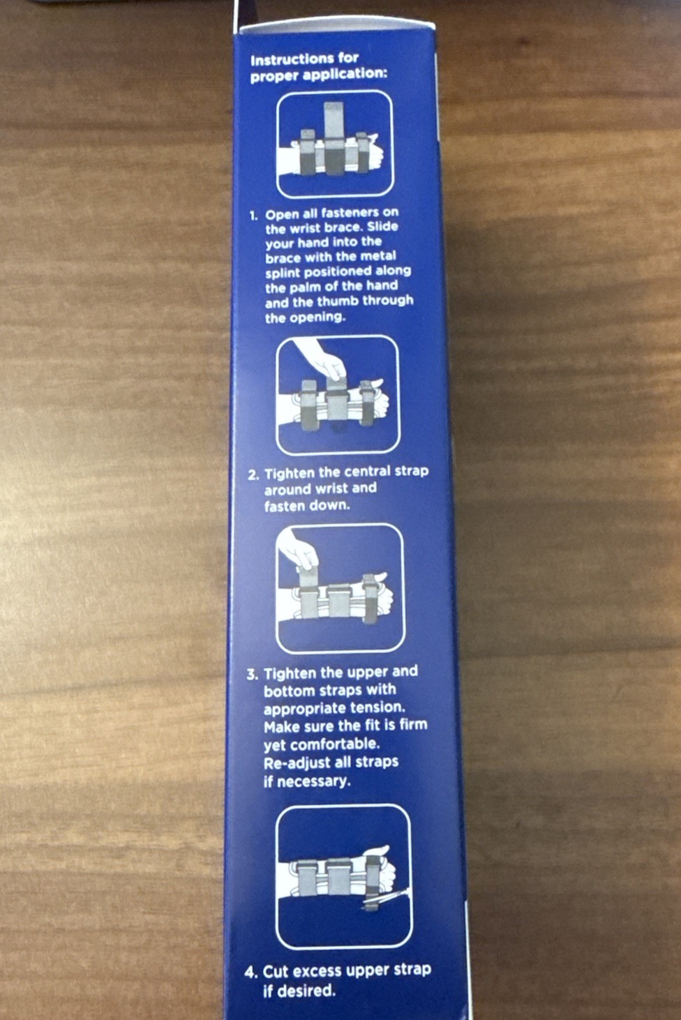 Walgreens Deluxe Wrist Stabilizer For Carpal Tunnel. Size S/M Left-Right Wrist