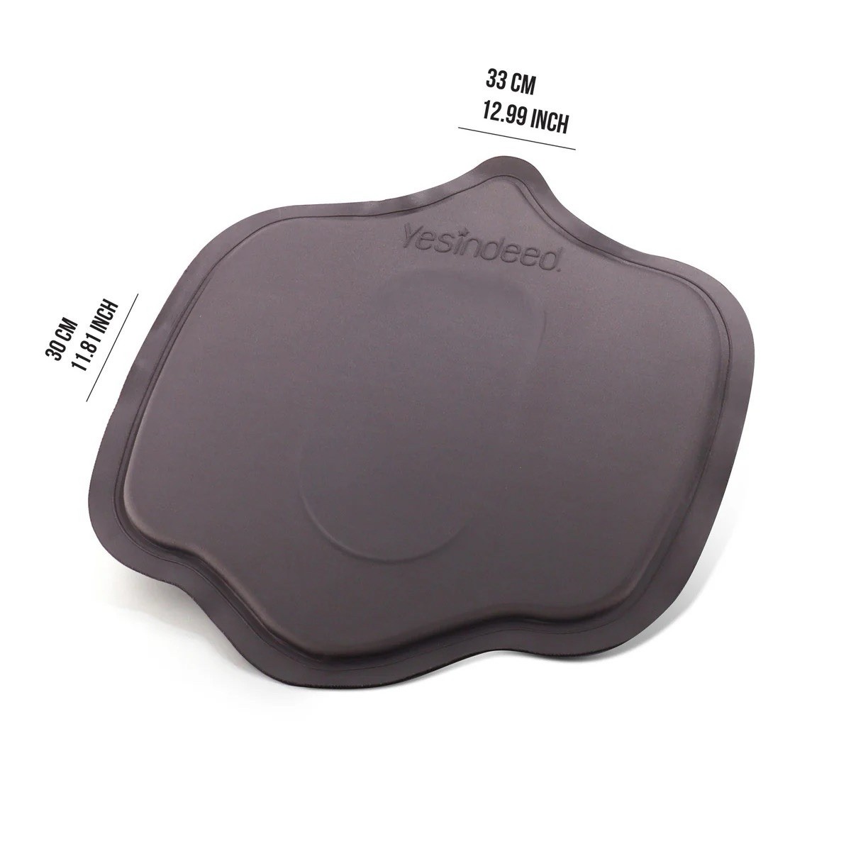 YesIndeed Foam Contoured Abdominal Compression Support Board 12.99×11.81 Gray