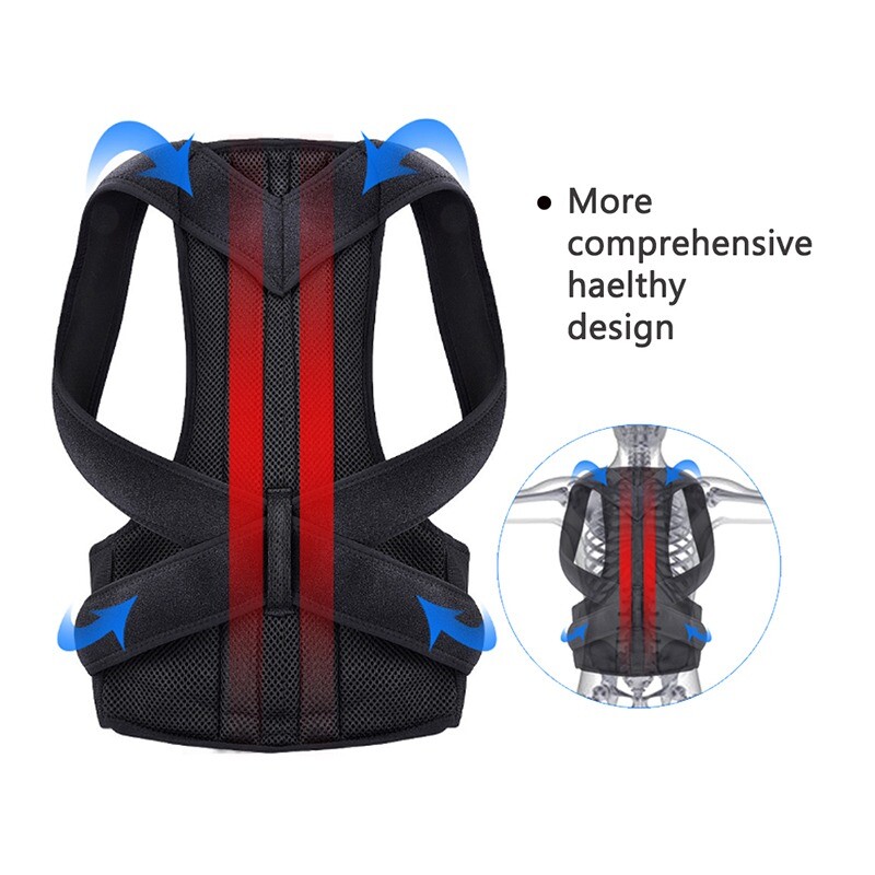 Corrector Posture And Shoulder Therapy Belt Brand Support Back Band Brace DC