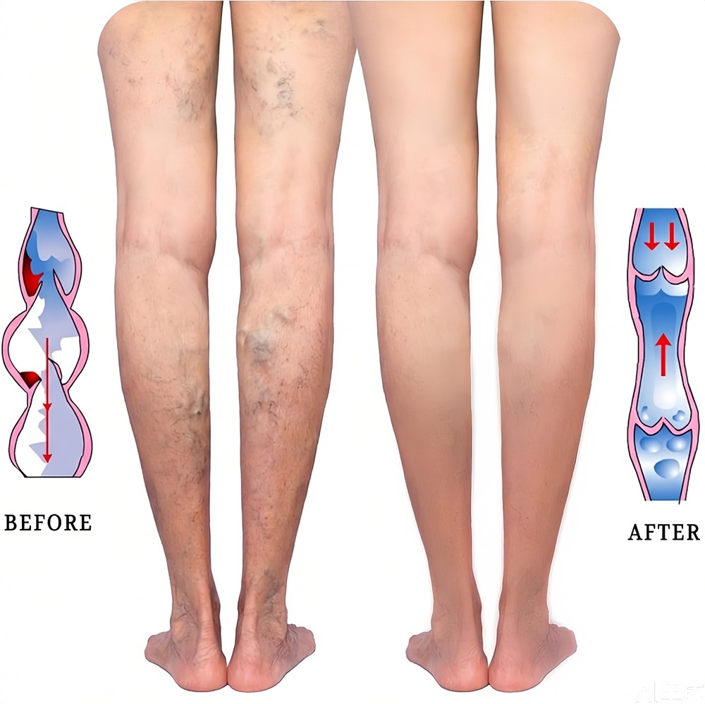 Medical Compression Stockings Support Varicose Veins Thigh High Open Toe Unisex