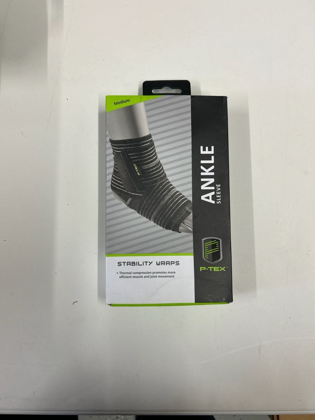 P-Tex Ankle Sleeve Stability Wrap Thermal I have 5 of these. 2-XL, 1L, 1-M, and