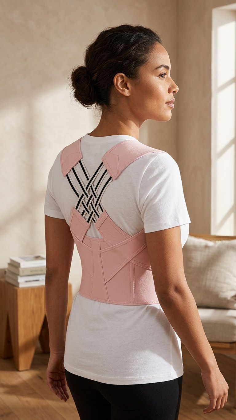 Invisible Posture Corrector Vest for Women Back Support Straightener Shoulder