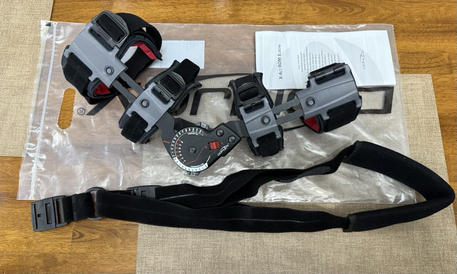 DonJoy X-Act Rom Elbow Brace, Right Arm w/Sling