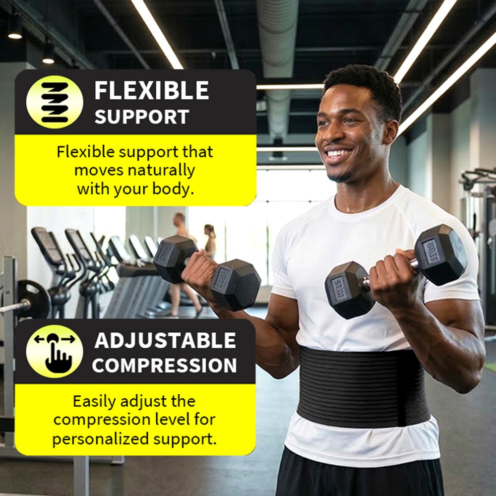 Men’s Umbilical Hernia Belt Abdominal Binder Support Navel Truss Compression Pad