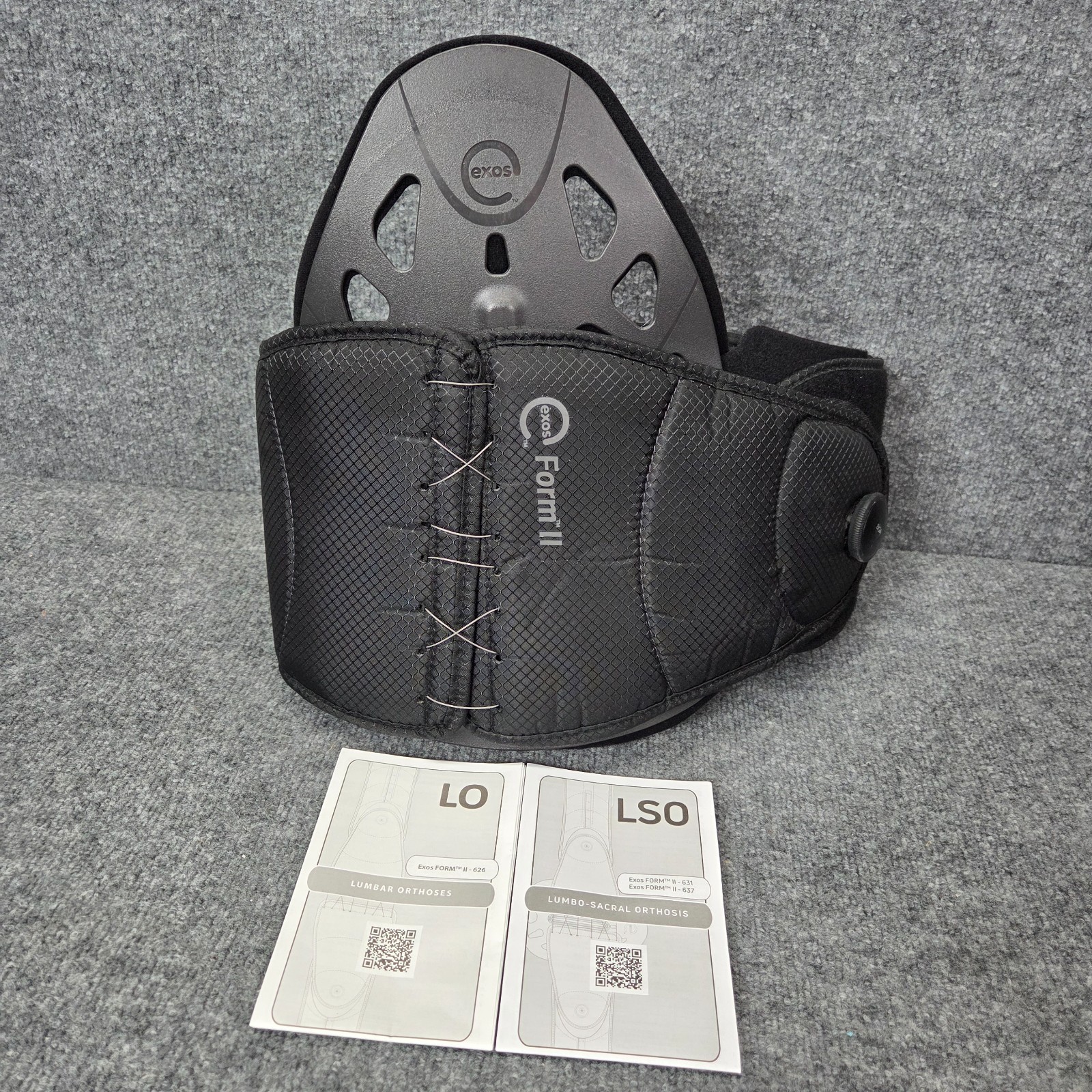 Exos FORM II 637 Back Brace Back Pain Spine BOA Adjustable Brace Size S/M