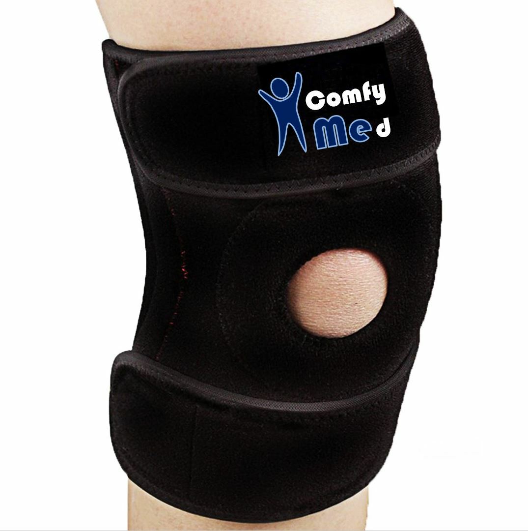 ComfyMed® Premium Adjustable Knee Brace CM-KB19 Compression Support Sleeve