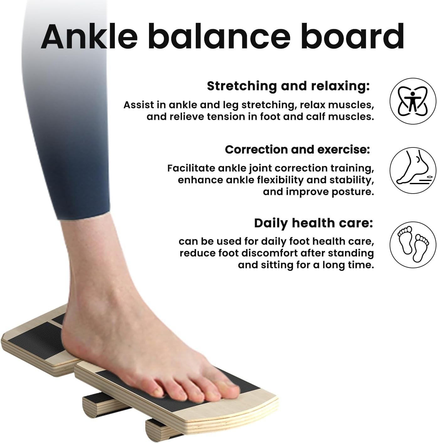 Ankle Balance Board Foot Strengthener Trainer Ideal for Sprained Ankle Recovery