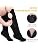 Zipper Plus Size Compression Socks for Women Men Wide Calf, 15 mmHg Knee High Gr