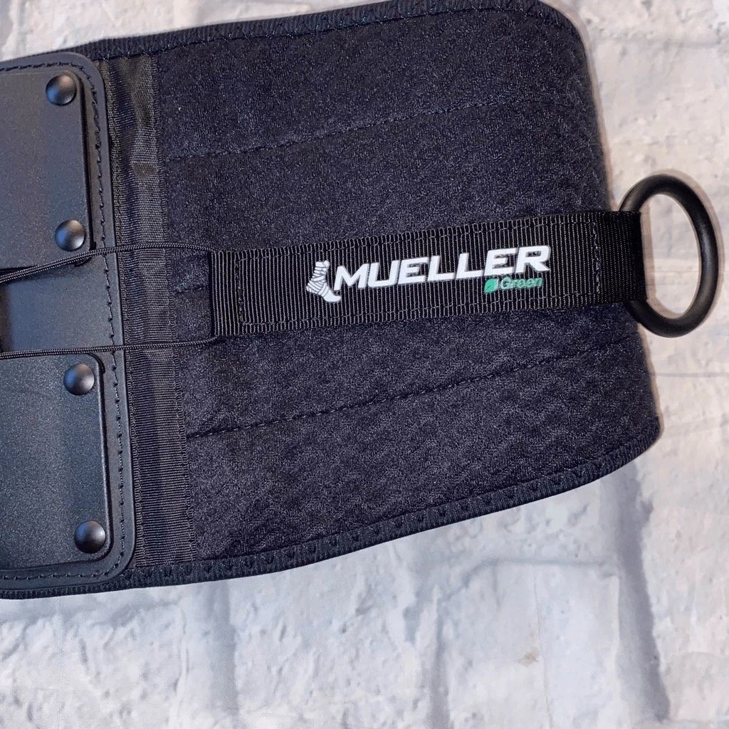 Mueller Green Adjustable Back, Abdominal Support One Size Fits Most Unisex Black