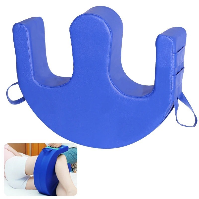 Turn Over Device W-Type Bed Pad Anti-Bedsore Pillow with Straps for Elderly Care