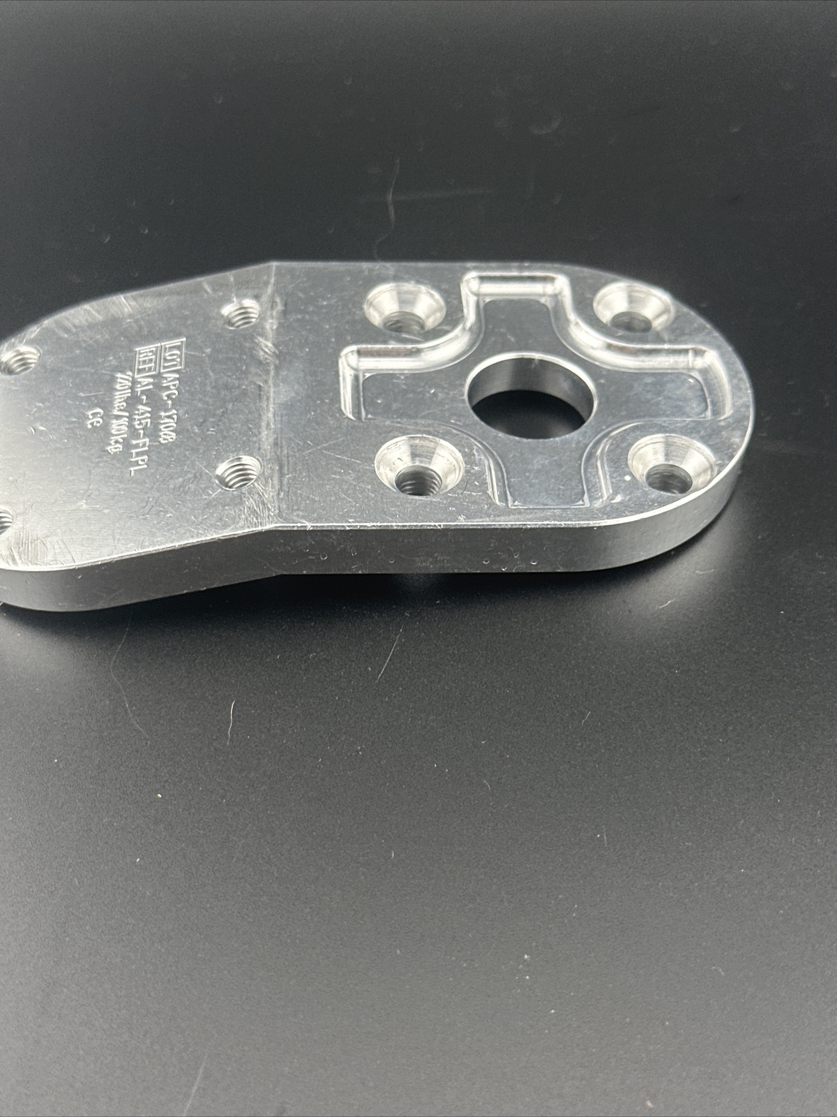 15 Degree Prosthetic Flexion Plate. Prosthetic Component, Part, Adapter
