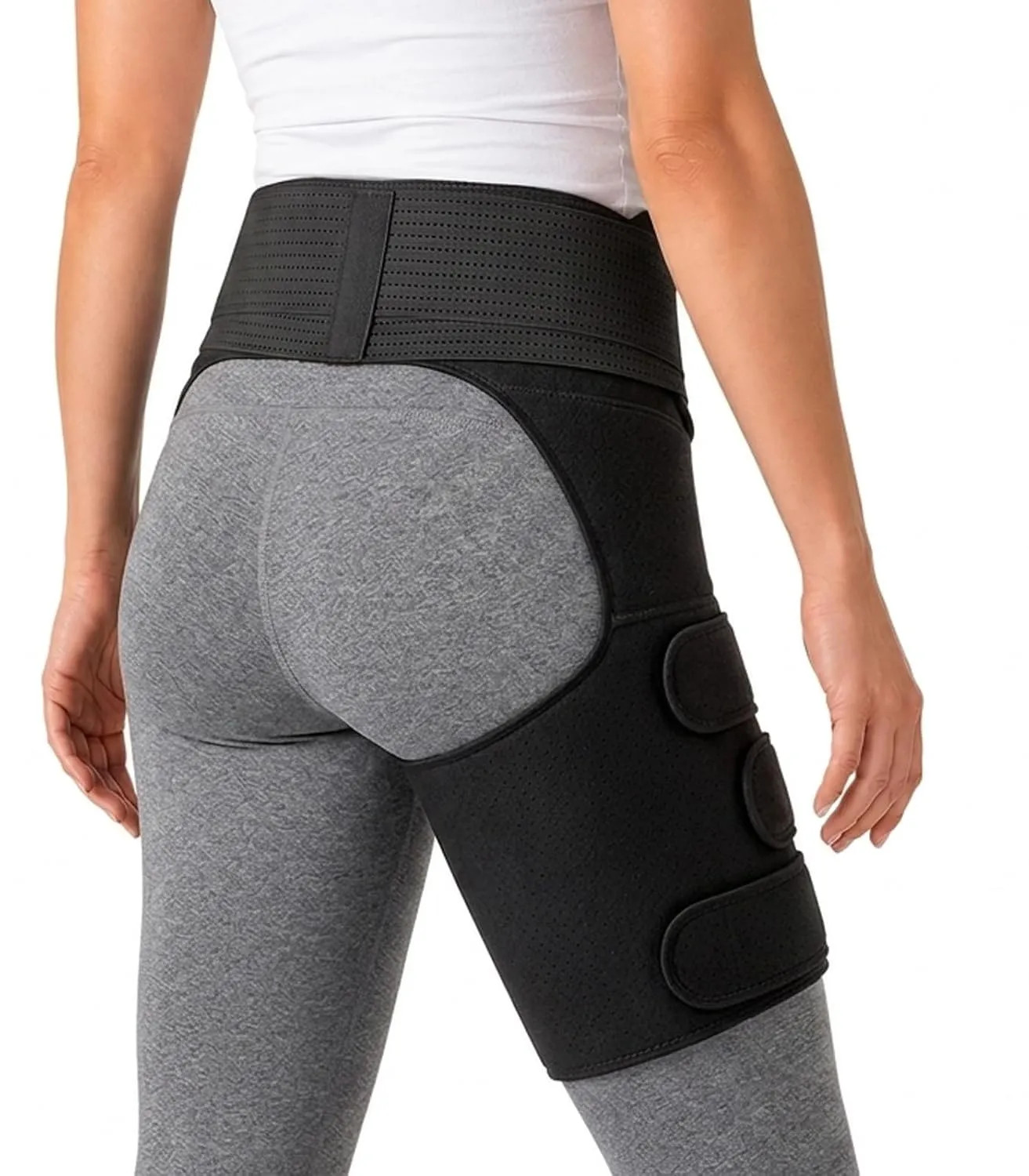 Adjustable Hip Brace For Sciatica Pain Relief Groin And Thigh Compression Wrap