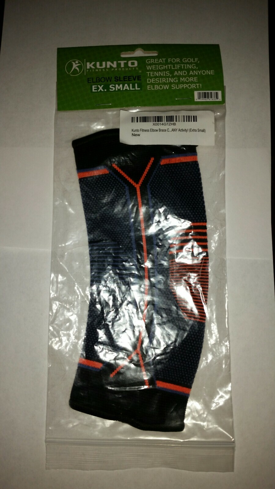 Kunto Fitness Elbow Brace Compression Support Sleeve for Tendonitis, XS,
