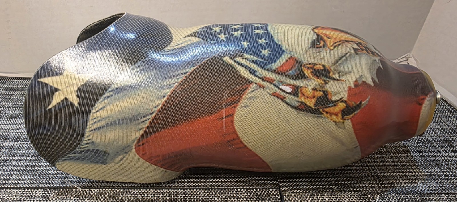 Prosthetic Socket Below Knee Eagle Flag Graphic – Carbon Fiber