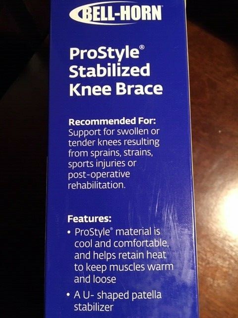 BELL-HORN PROSTYLE STABILIZED KNEE BRACE SMALL #201S BRAND NEW IN BOX