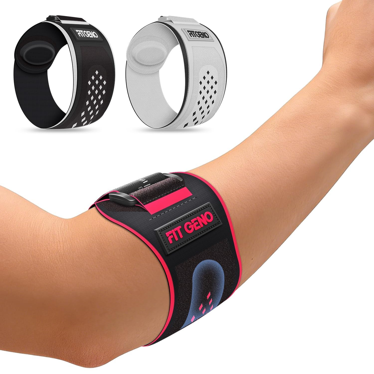 Elbow Brace for Tennis & Golfer’S Elbow: Adjustable Elbow Strap for Tendonitis P
