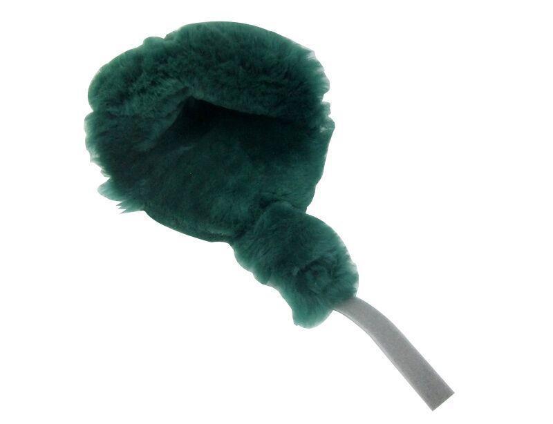 Medical Sheepskin Heel Protector Boot Green Sheep Skin Wool Foot Pressure Pad