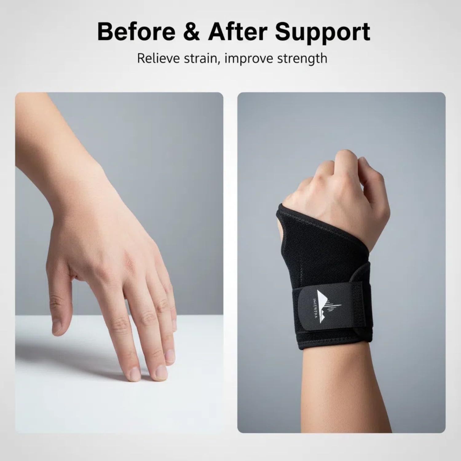2-Pack Universal Wrist Braces – Support for Left & Right Hand | Versatile, ad…