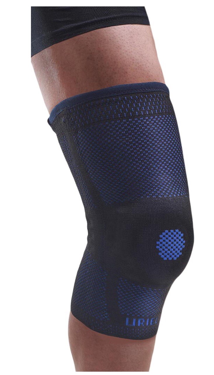 Uriel 24-9135 Genusil Rigid Knee Sleeve, Patella Support, 2XL, Blue