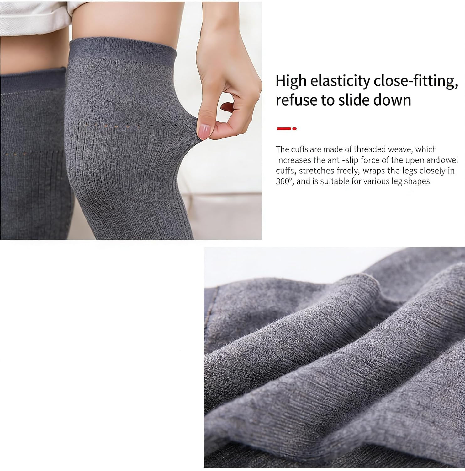 1 Pair Knee Sleeves for Women & Men, Lightweight Thin Knee Sleeves