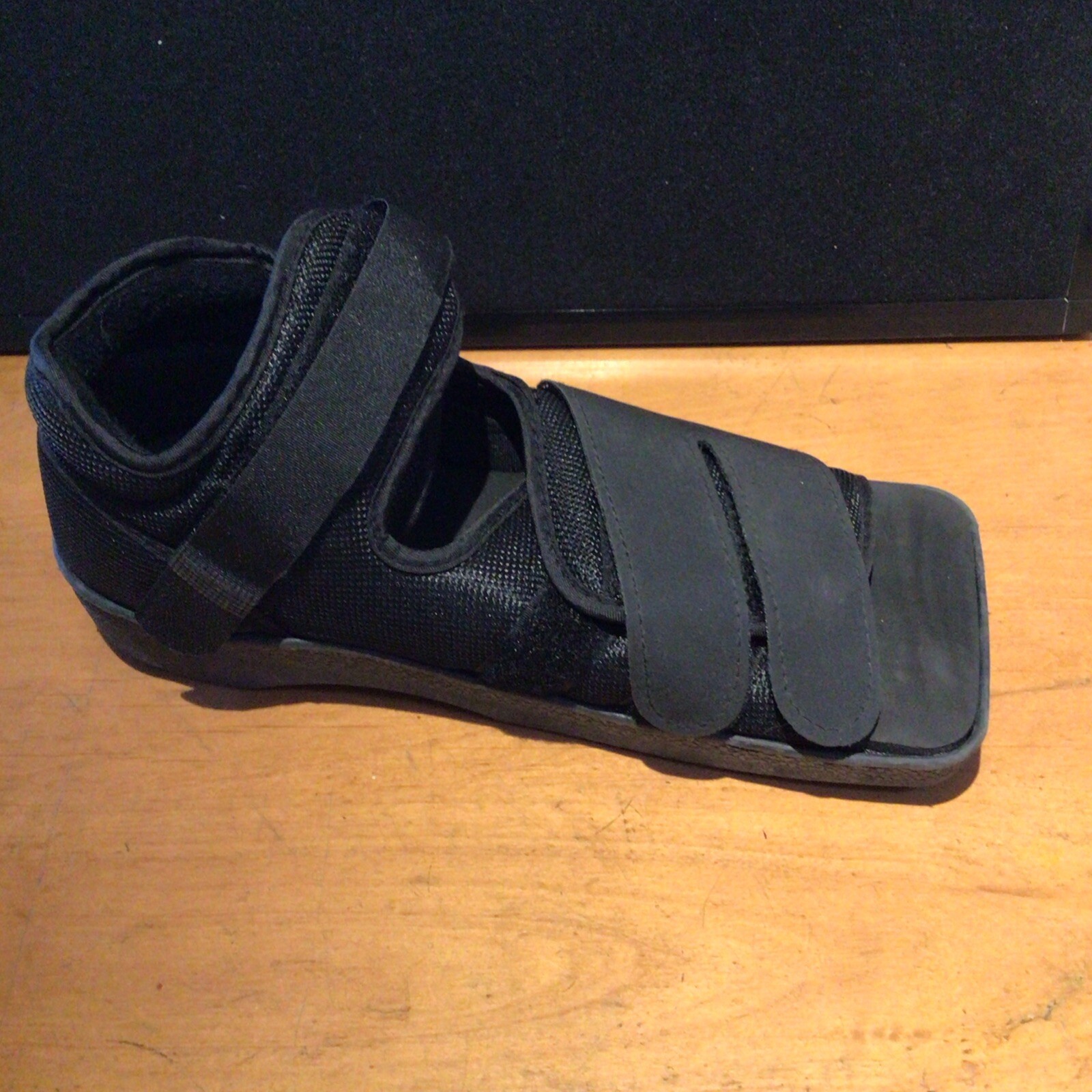 ProCare Surgery Post-Op Shoe Medium LT / RT Broken Foot Squared Toe Black