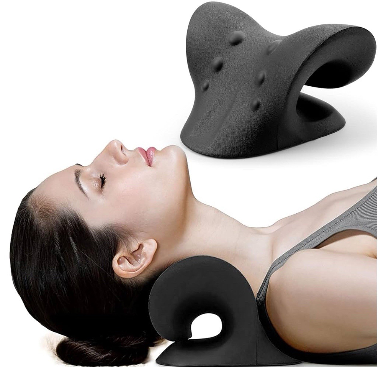 RESTCLOUD Neck and Shoulder Relaxer, Cervical Traction Device for TMJ Pain Relie