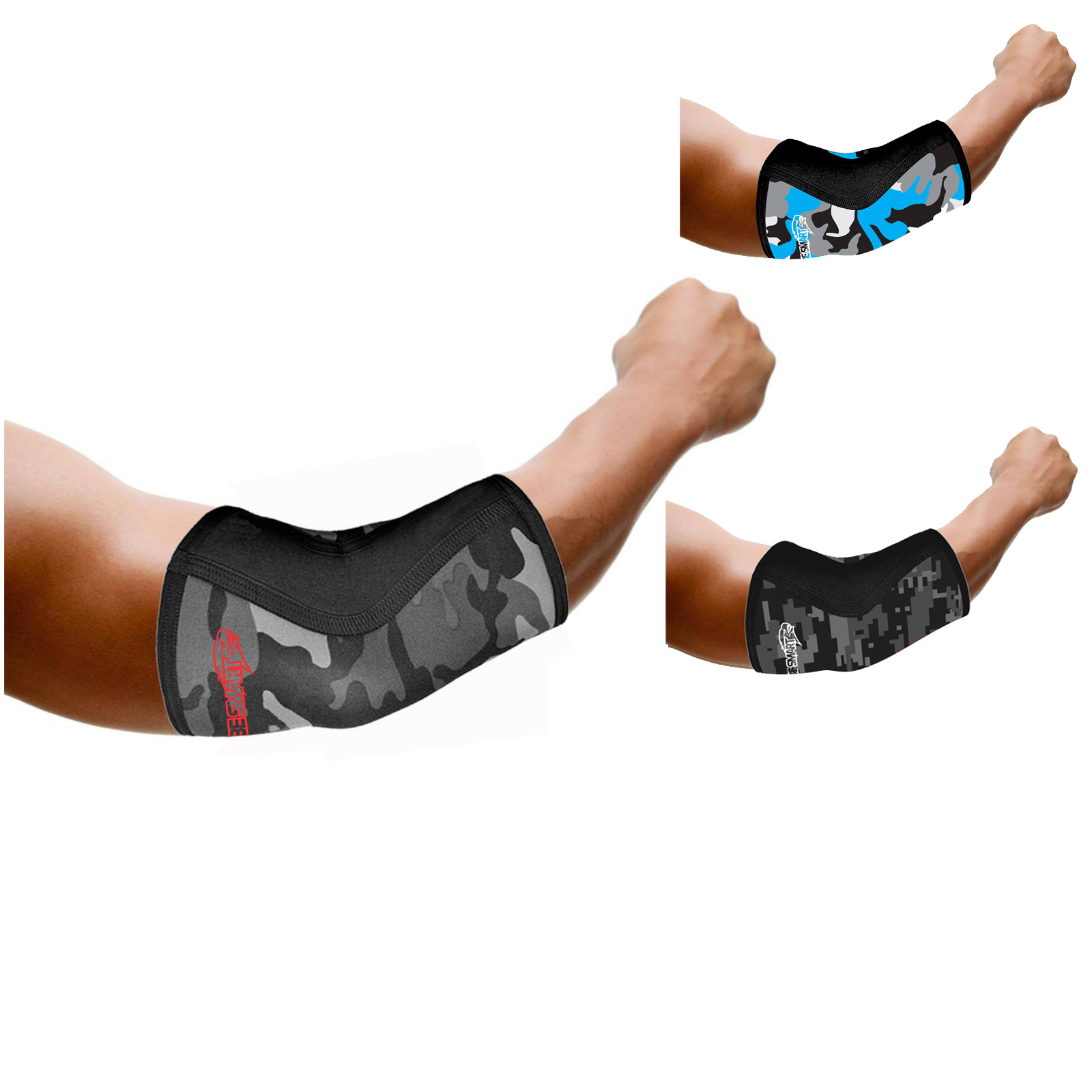 Elbow Support 5mm Cross Fit Elbow Sleeve Neoprene Power Weight Lifting