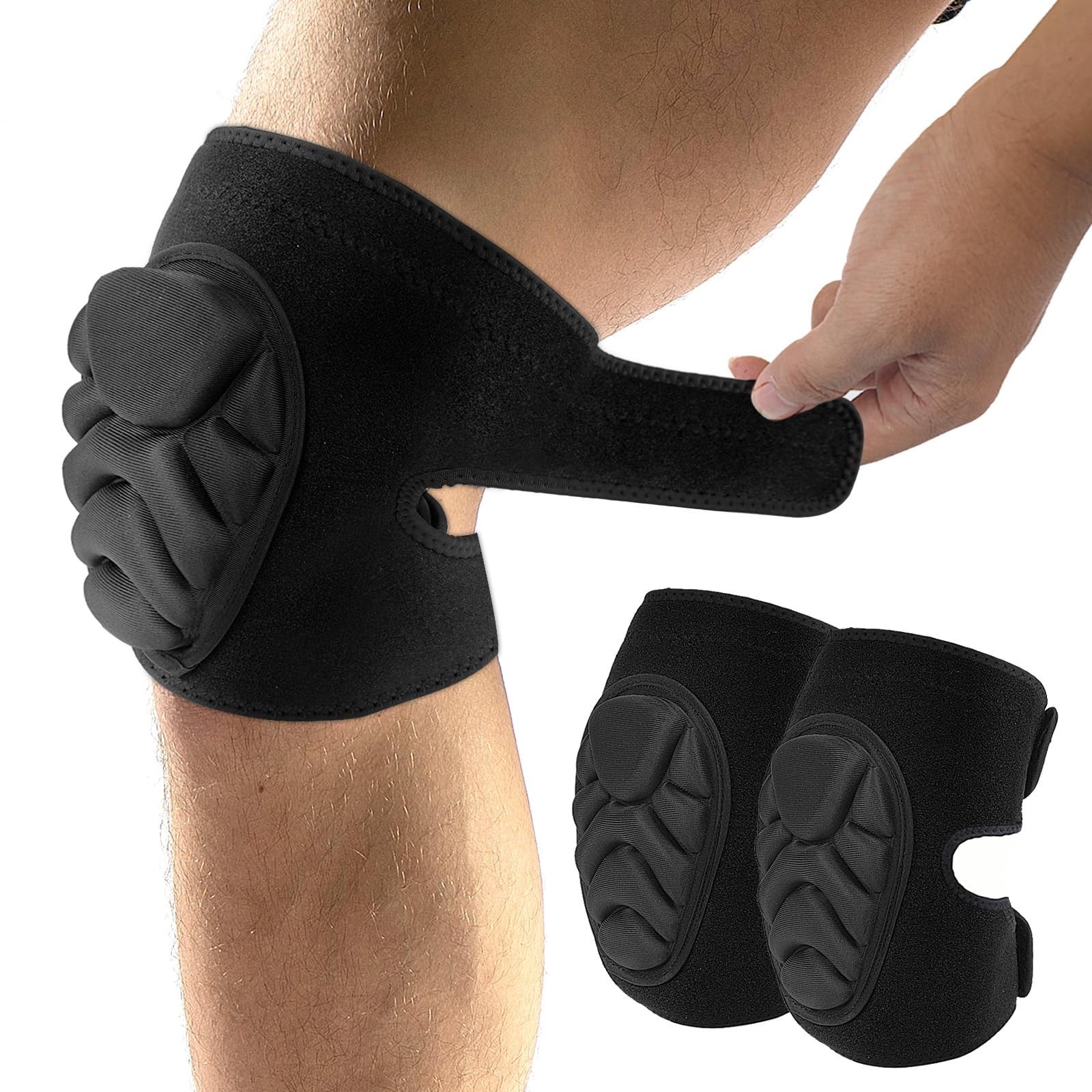 Volleyball Knee Pads for Women & Men, Soft Thick EVA Foam Knee Protector with…