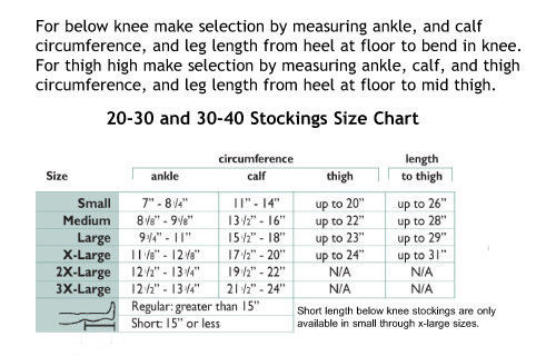 Truform 30-40 Below Knee Compression Stockings Open Toe Beige