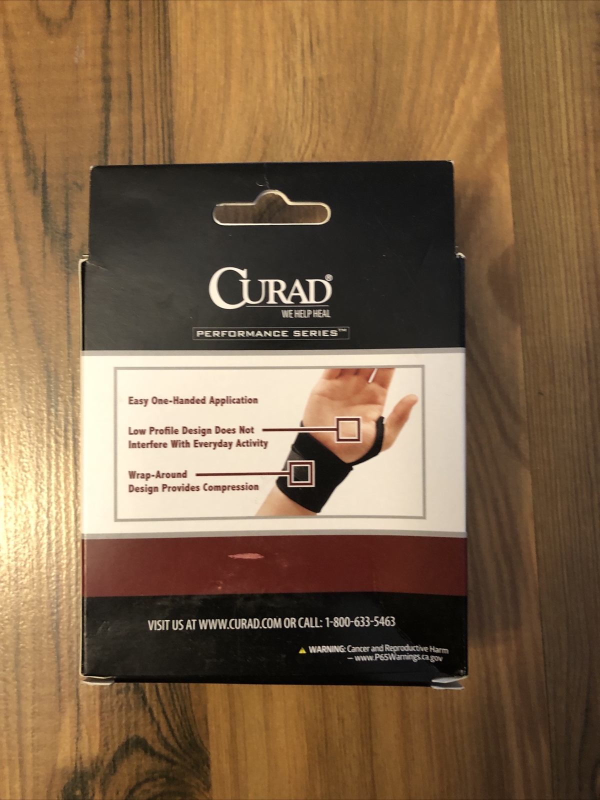 Curad Performance Series Wrist Support Neoprene New