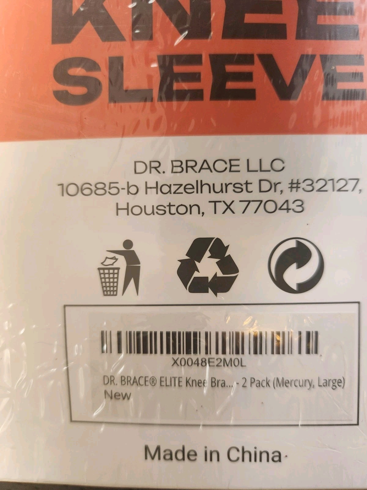 Dr. Brace Compression Sleeve 2 Pack Knee Brace With Side Stabilizers-Various…